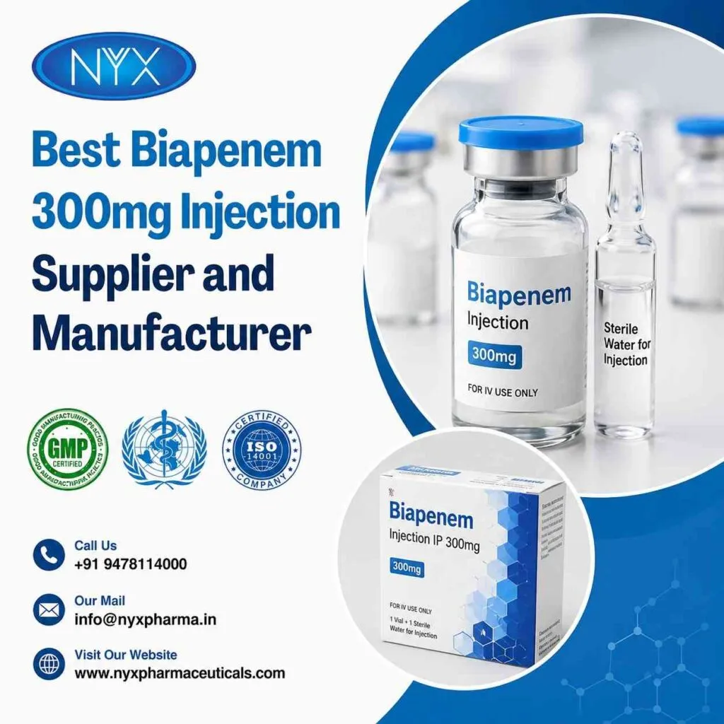 Best Biapenem 300mg Injection Supplier and Manufacturer