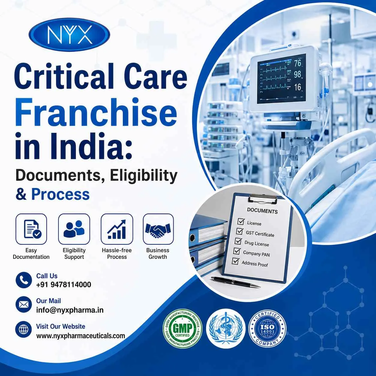 critical care franchise in india