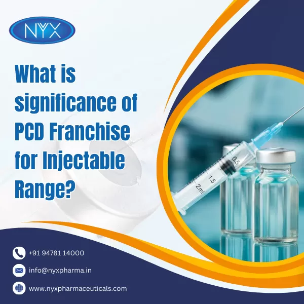 What is significance of PCD Franchise for Injectable Range?