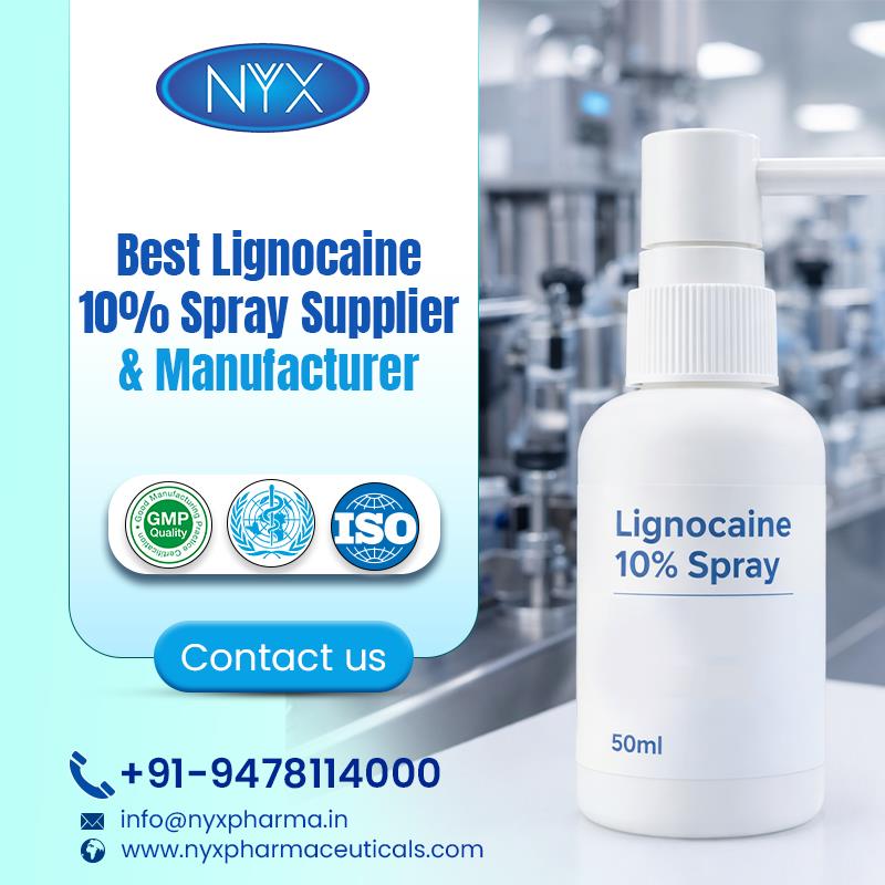 Lignocaine 10% Spray Supplier & Manufacturer